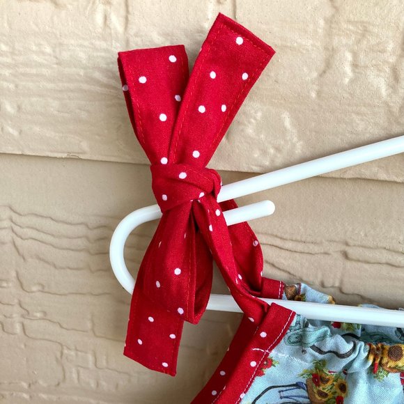 Little girls size 2T handmade pillowcase dress, Bicycle dress, lightweight dress - Picture 3 of 5